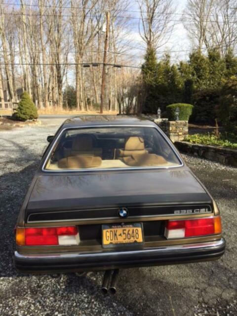 1981 Brown BMW 6-Series Coupe