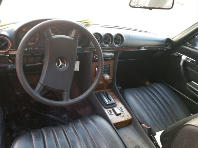 1981 Black Mercedes-Benz 300-Series Convertible