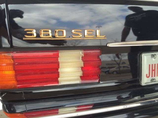 1982 Black Mercedes-Benz 300-Series Limousine