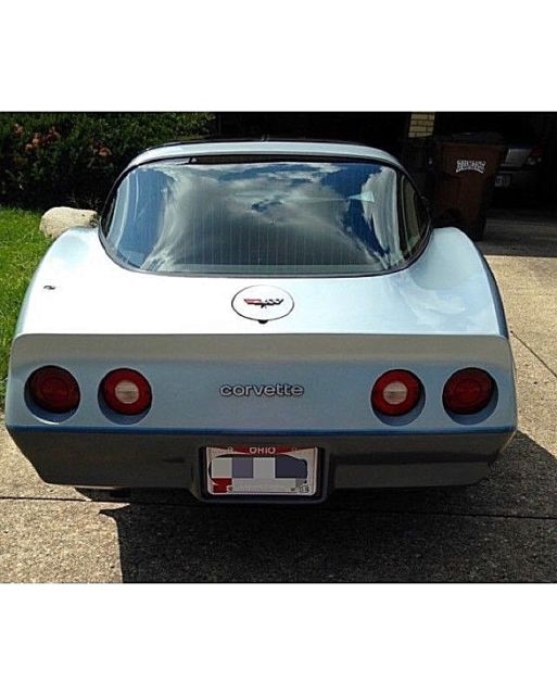 1982 Blue Chevrolet Corvette Coupe