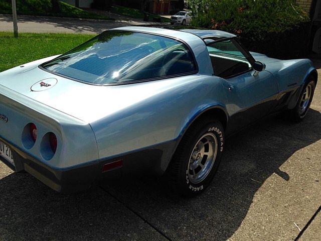 1982 Blue Chevrolet Corvette Coupe