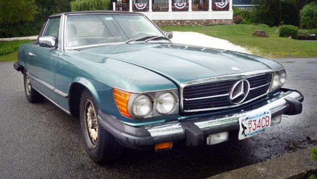 1984 Green Mercedes-Benz SL-Class Coupe