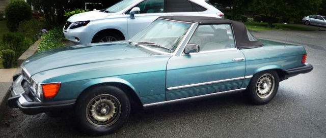 1984 Green Mercedes-Benz SL-Class Coupe