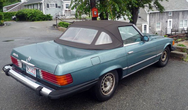 1984 Green Mercedes-Benz SL-Class Coupe
