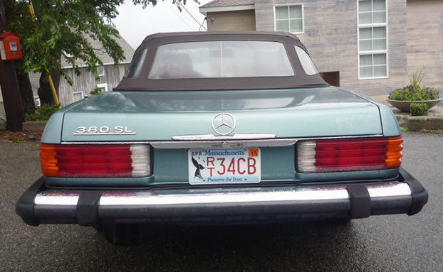 1984 Green Mercedes-Benz SL-Class Coupe