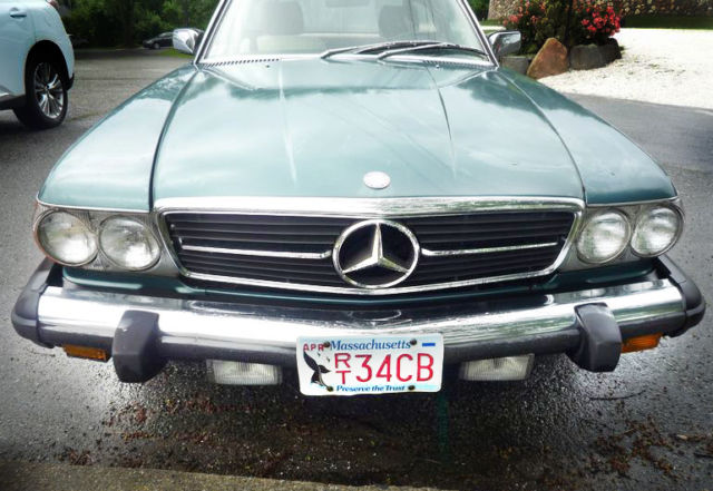 1984 Green Mercedes-Benz SL-Class Coupe