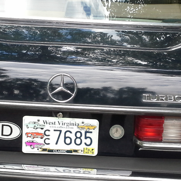 1985 Blue Mercedes-Benz 300-Series