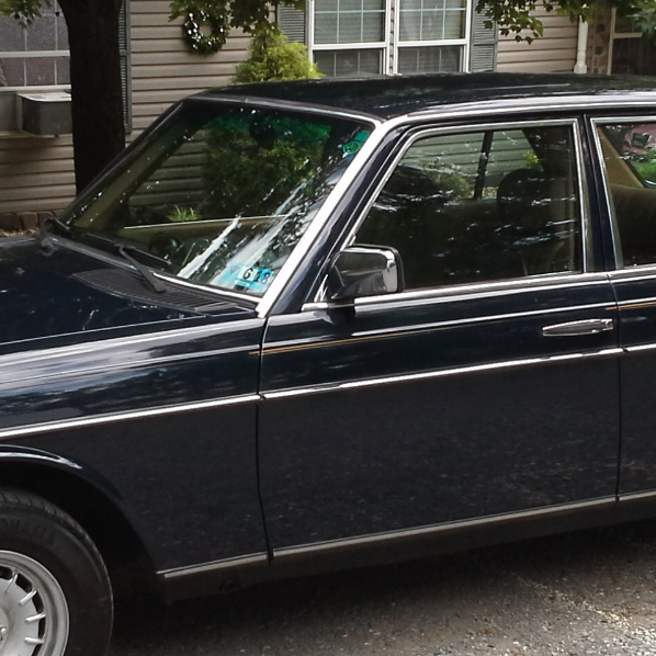 1985 Blue Mercedes-Benz 300-Series