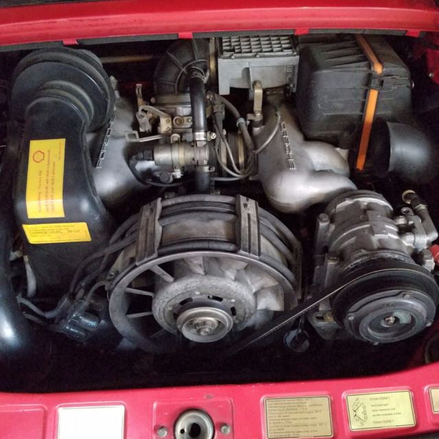 1985 Red Porsche 911 Targa