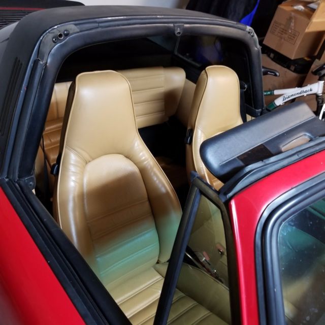 1985 Red Porsche 911 Targa