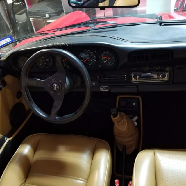 1985 Red Porsche 911 Targa