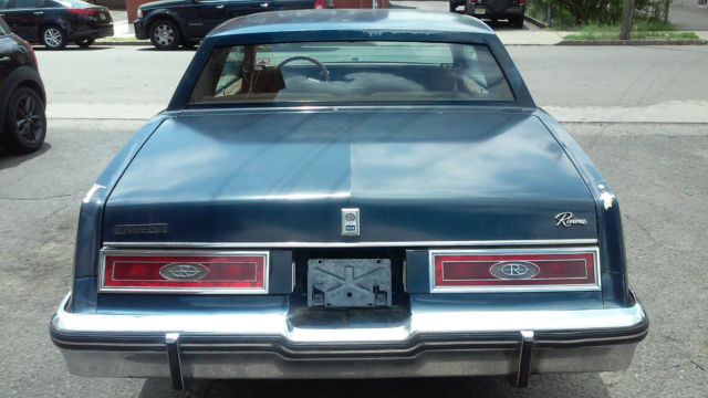 1985 Blue Buick Riviera Coupe