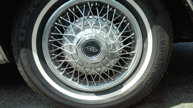 1985 Blue Buick Riviera Coupe