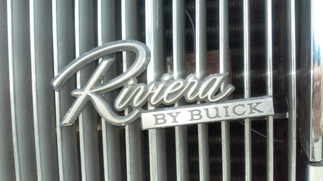1985 Blue Buick Riviera Coupe