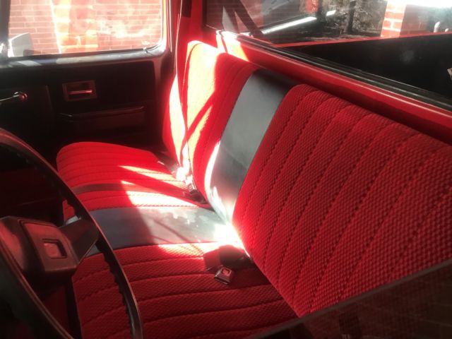 1987 Red Chevrolet C-10 Standard Cab Pickup