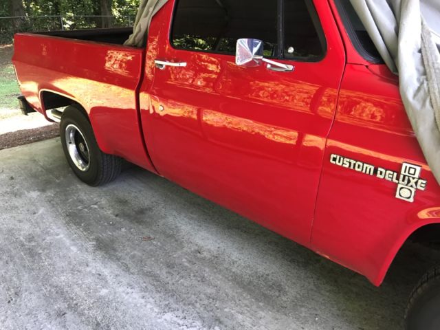 1987 Red Chevrolet C-10 Standard Cab Pickup