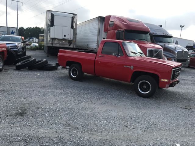 1987 Red Chevrolet C-10 Standard Cab Pickup