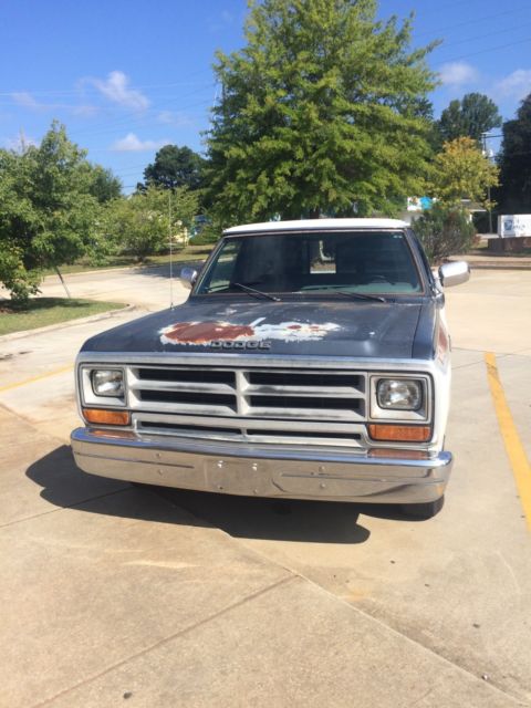 1987 White Dodge D150