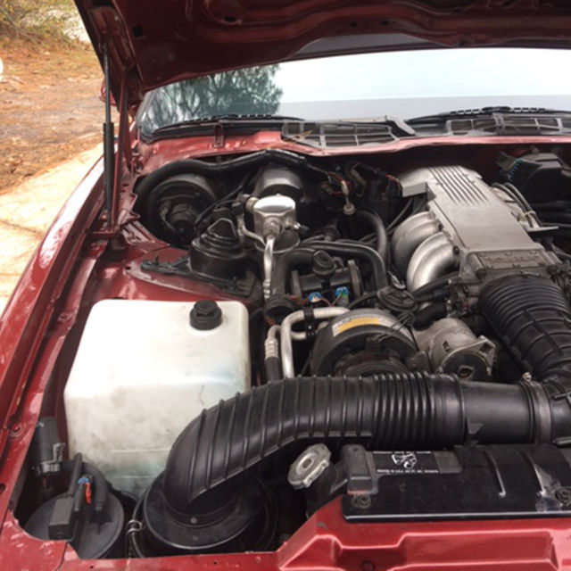 1989 Red Pontiac Trans Am Fastback