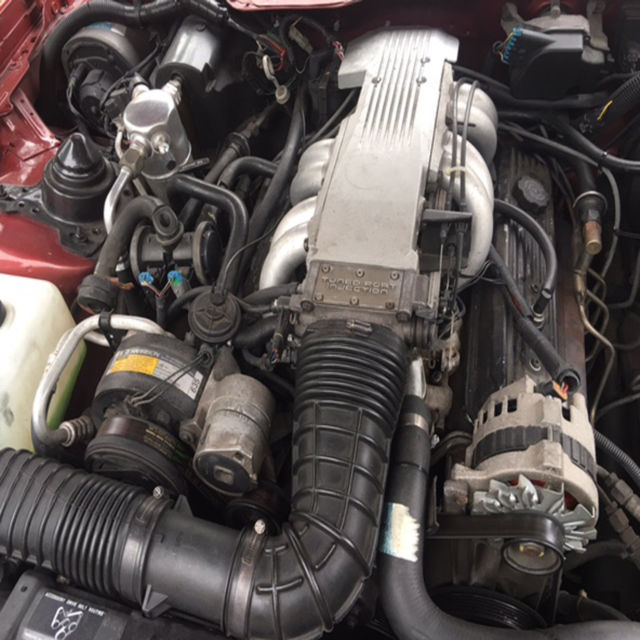 1989 Red Pontiac Trans Am Fastback