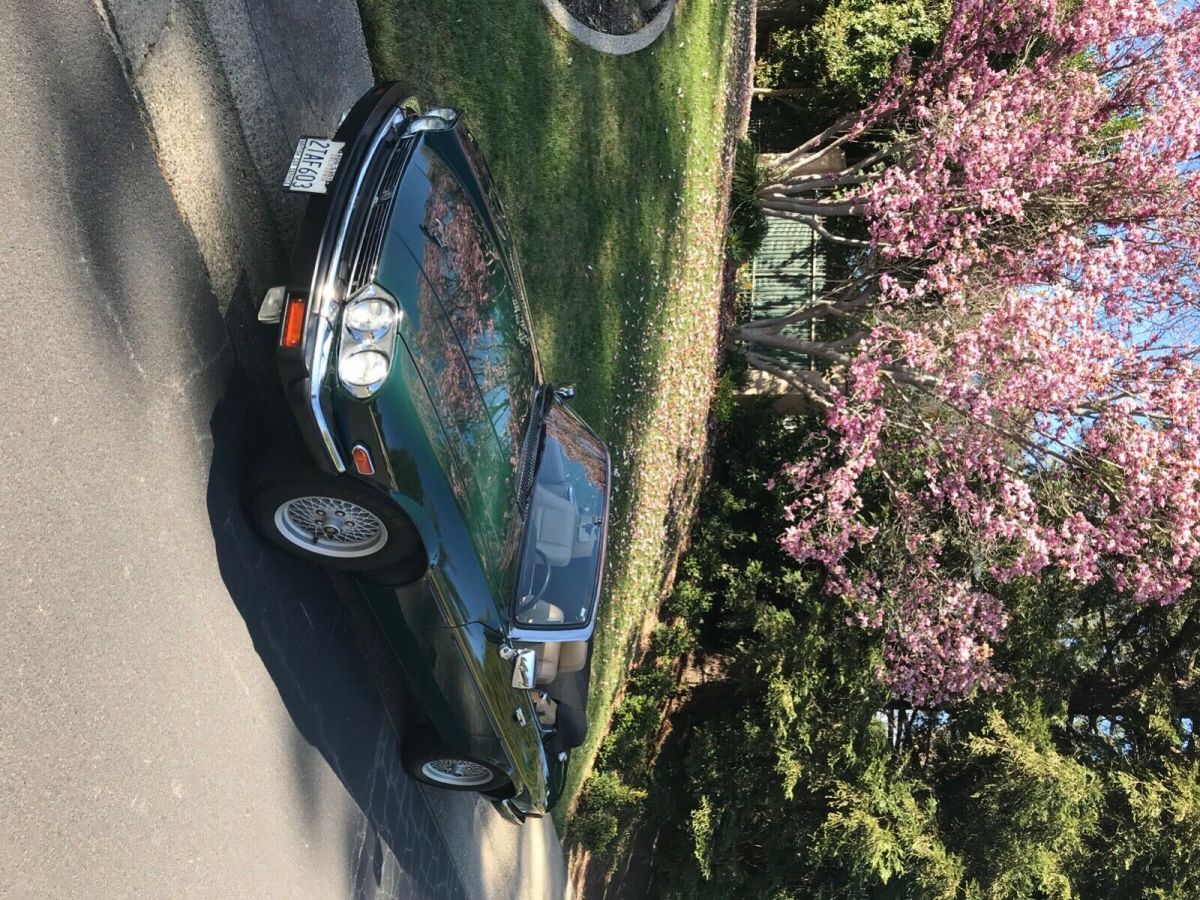1990 Green Jaguar XJS Convertible