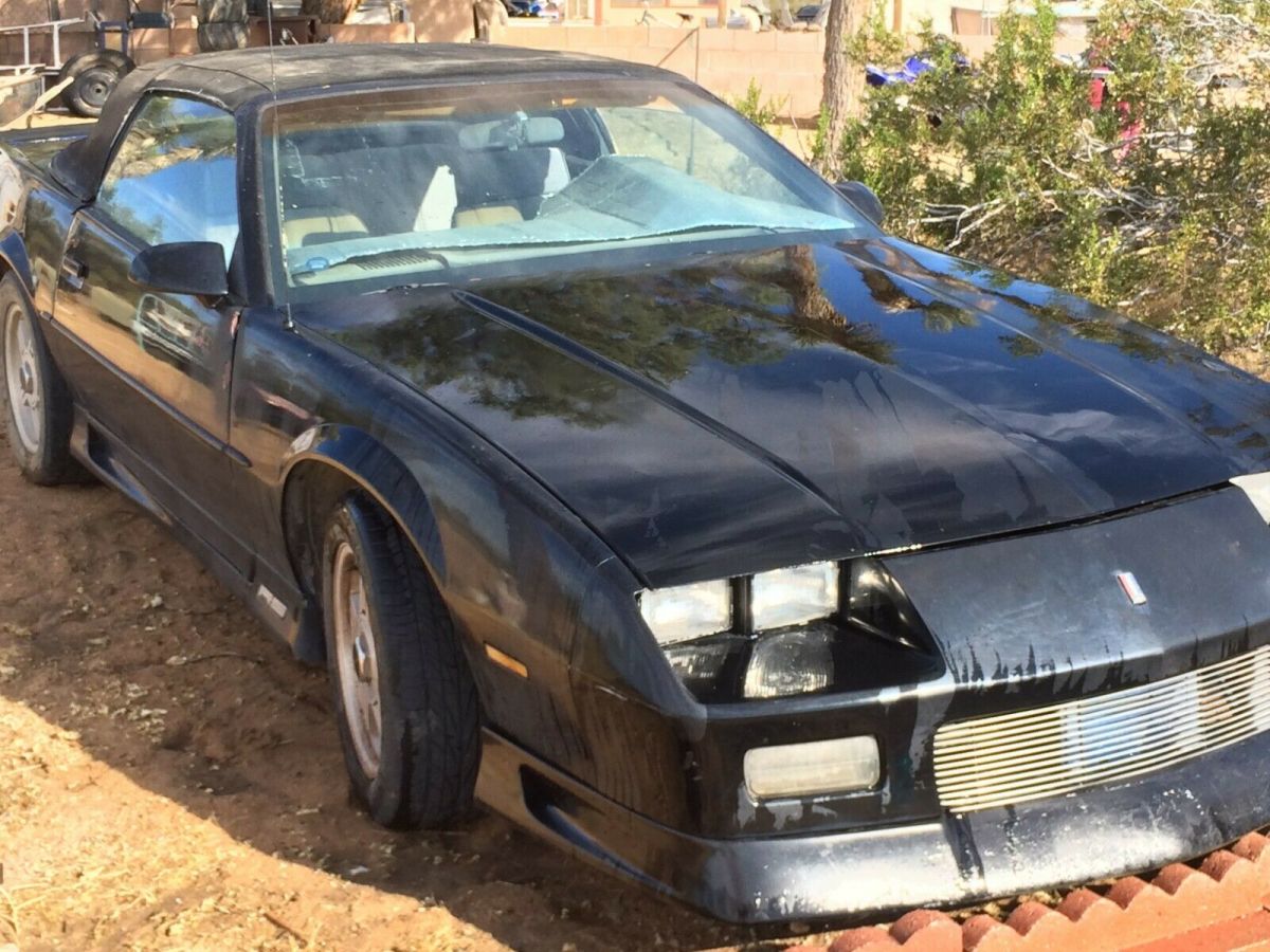 1991 Black Chevrolet Camaro Convertible