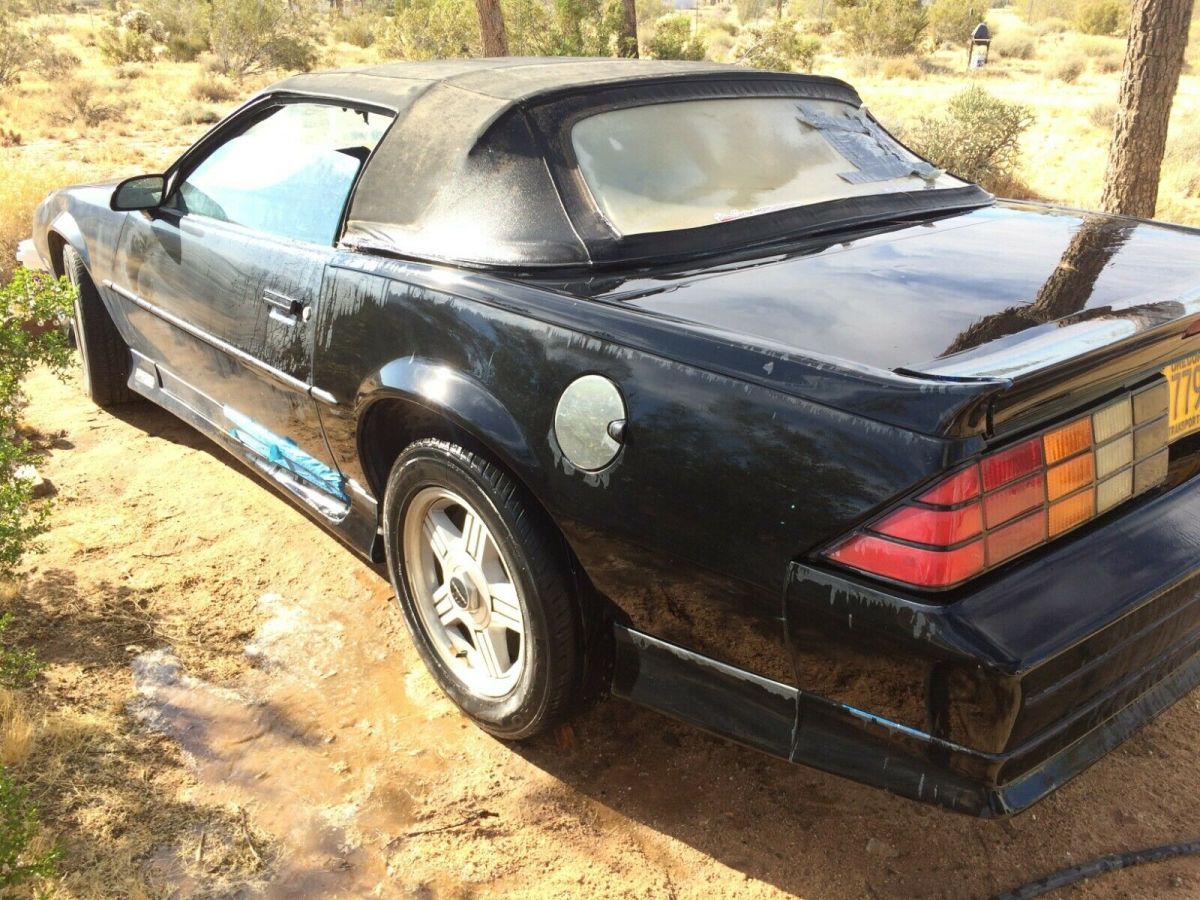 1991 Black Chevrolet Camaro Convertible