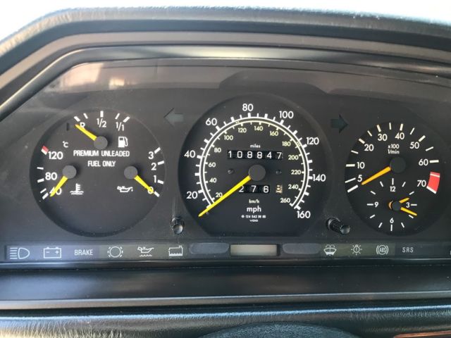 1993 Black Mercedes-Benz 300-Series Convertible