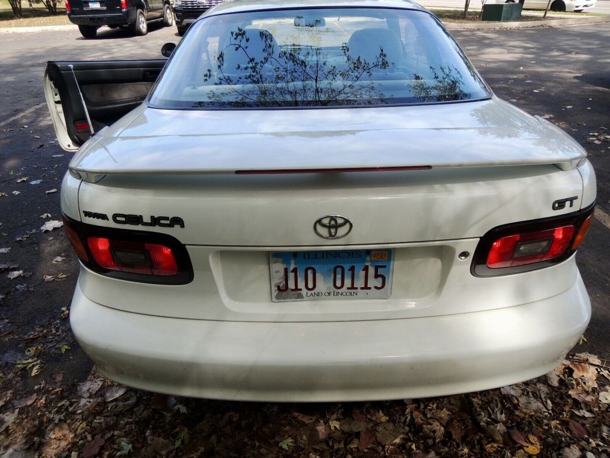 1993 White Toyota Celica Coupe