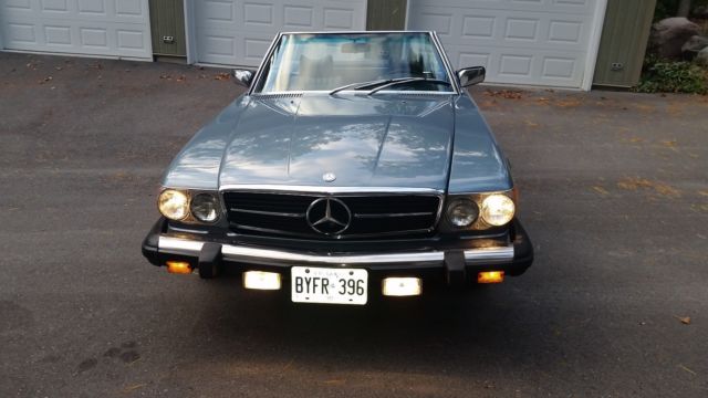 1979 Blue Mercedes-Benz SL-Class Convertible