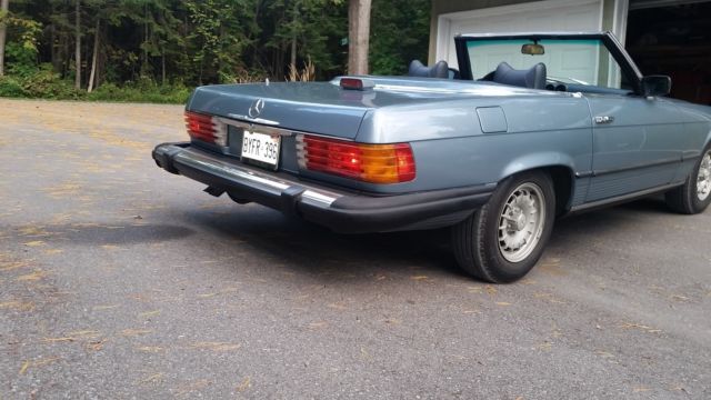 1979 Blue Mercedes-Benz SL-Class Convertible