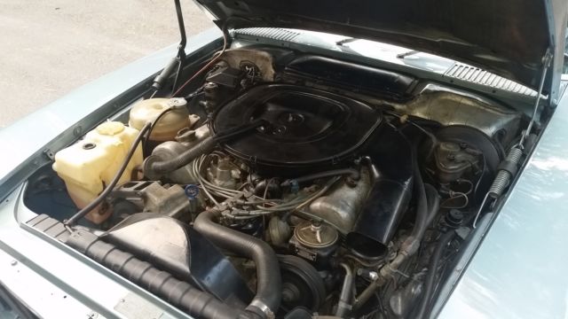 1979 Blue Mercedes-Benz SL-Class Convertible