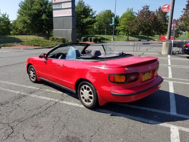 1992 Red Toyota Celica Convertible