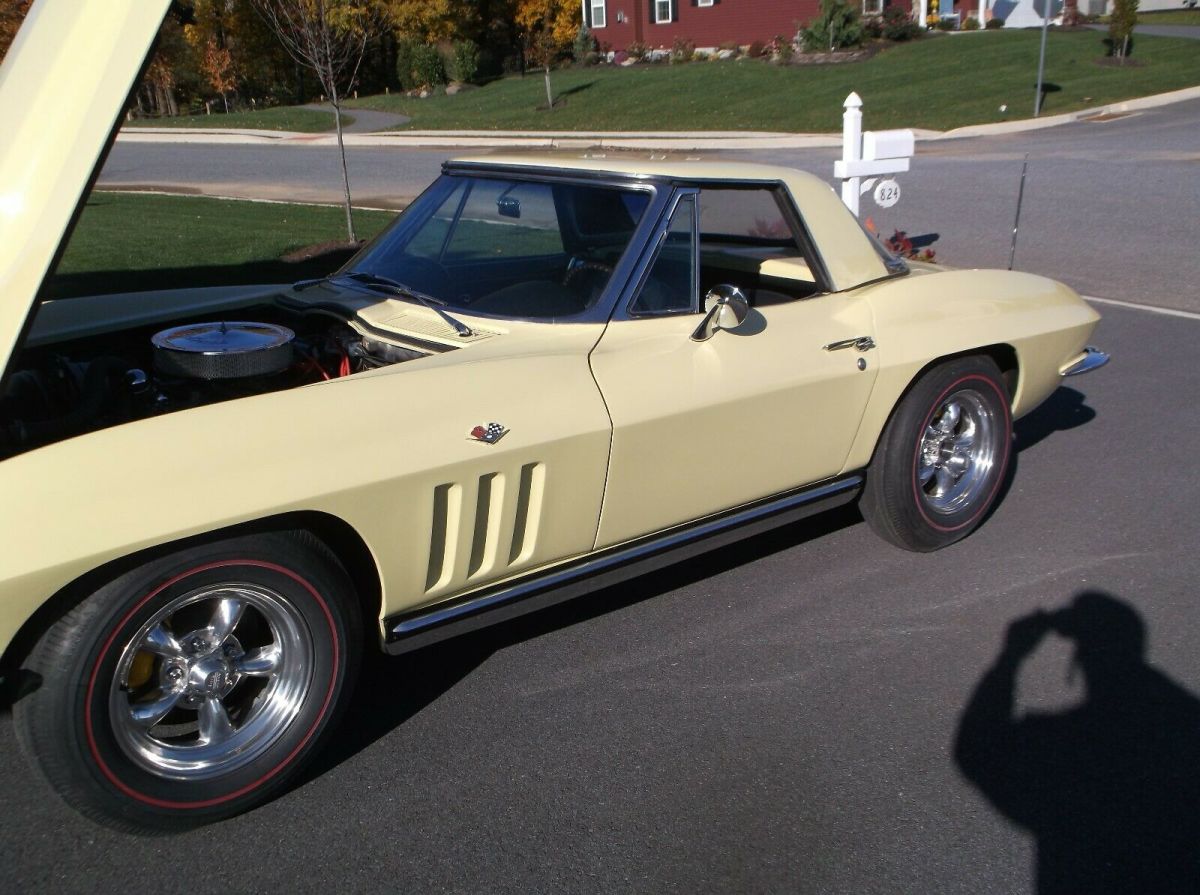 1965 Yellow Chevrolet Corvette Convertible
