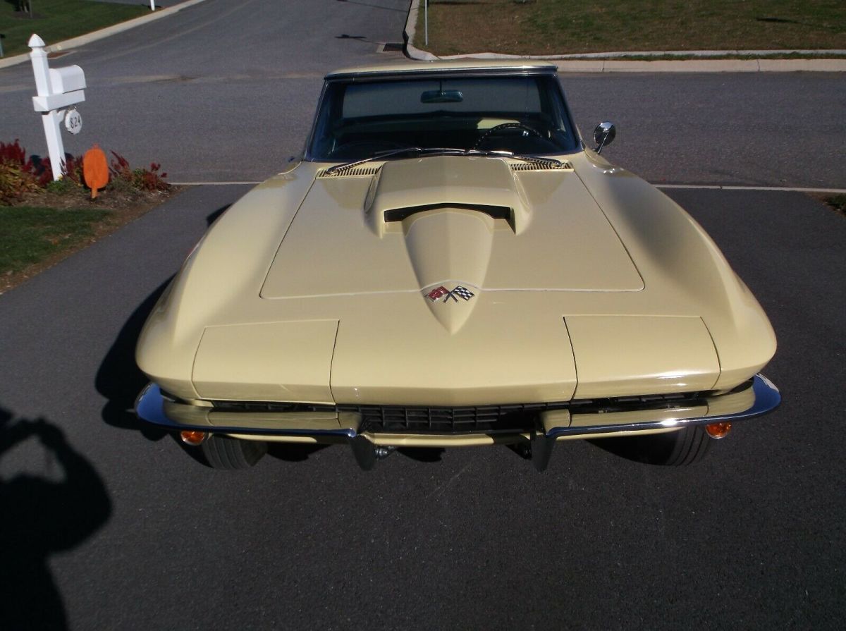 1965 Yellow Chevrolet Corvette Convertible