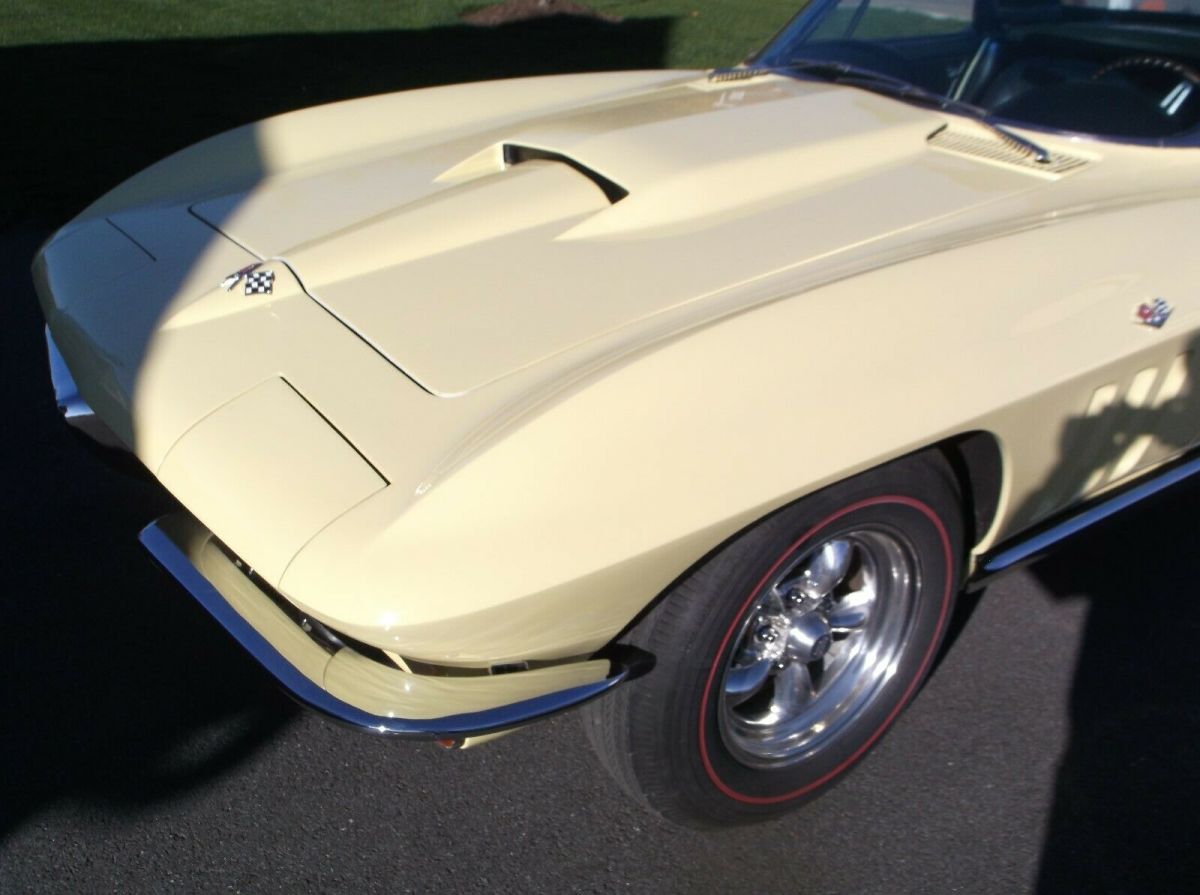 1965 Yellow Chevrolet Corvette Convertible