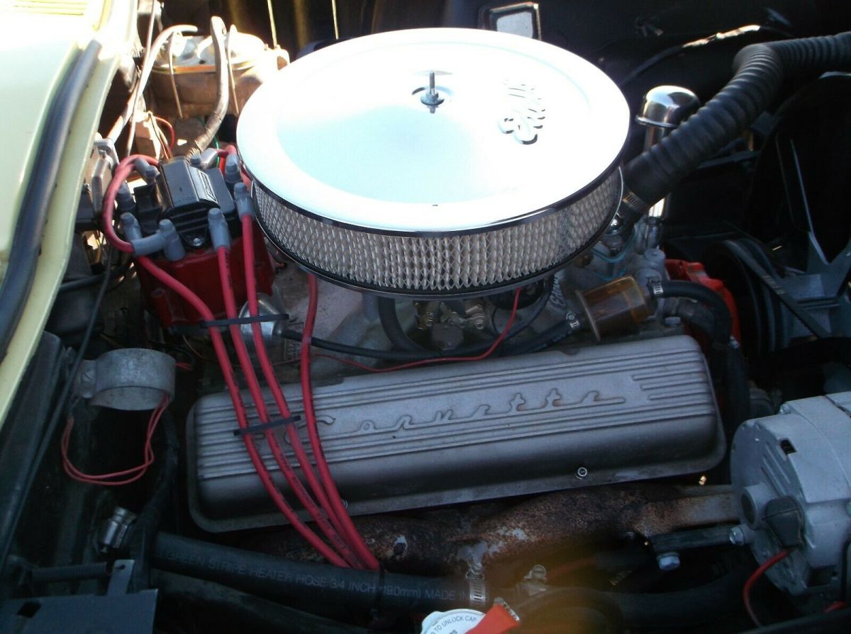 1965 Yellow Chevrolet Corvette Convertible