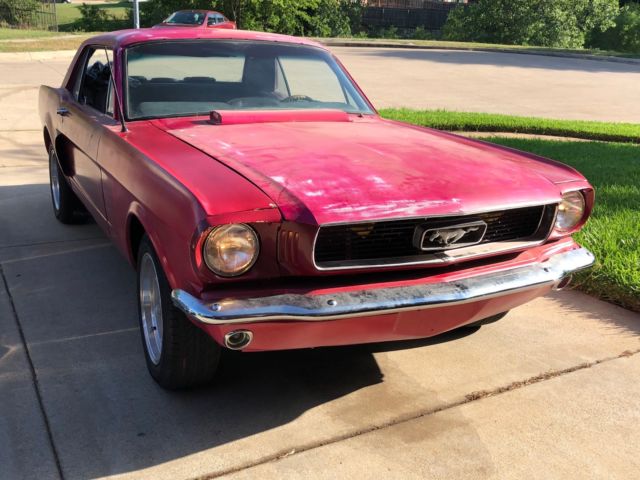 1966 Red Ford Mustang Coupe