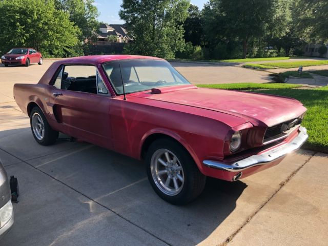 1966 Red Ford Mustang Coupe