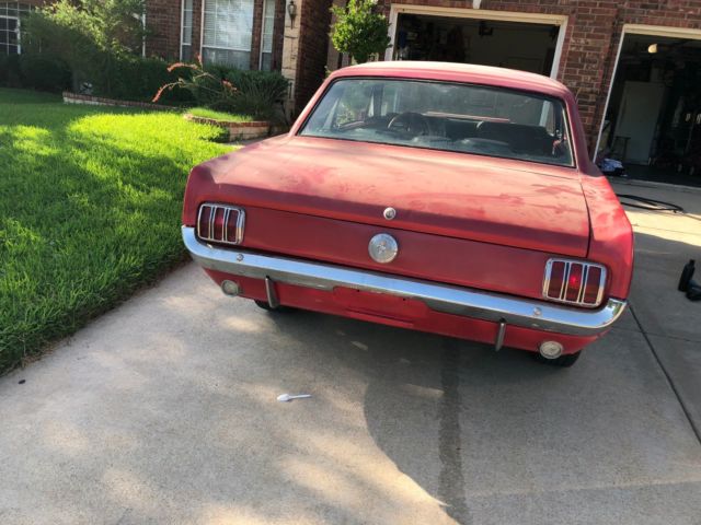 1966 Red Ford Mustang Coupe