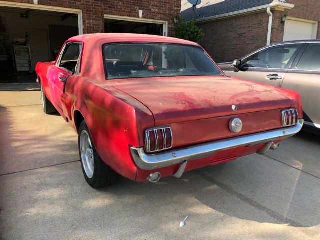 1966 Red Ford Mustang Coupe