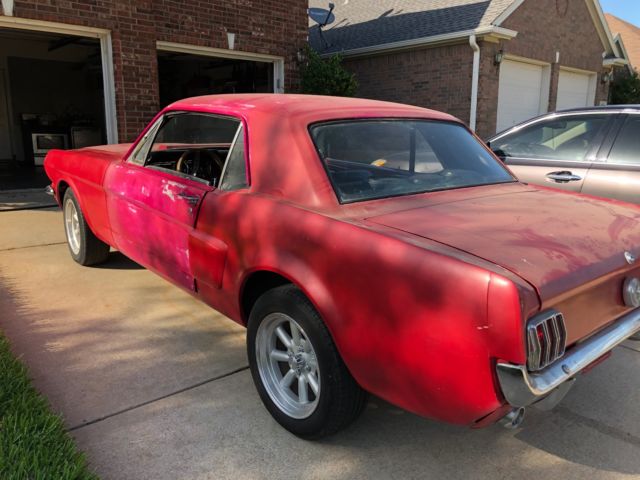 1966 Red Ford Mustang Coupe