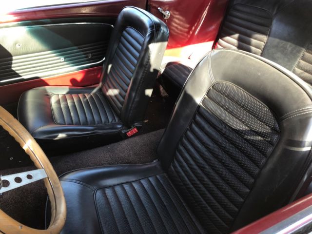 1966 Red Ford Mustang Coupe