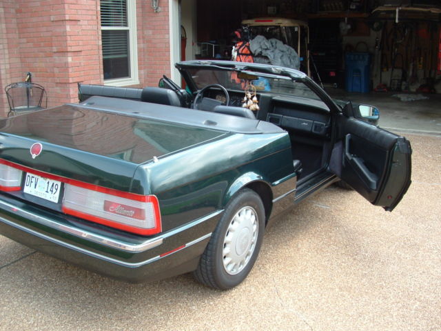 1993 Green Cadillac Allante Convertible