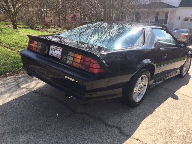 1991 Black Chevrolet Camaro Coupe