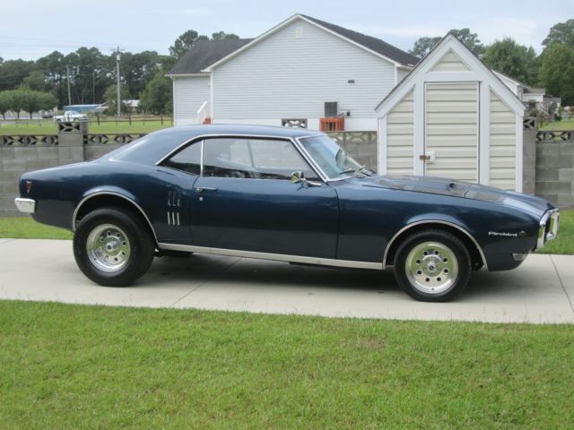 1968 Blue Pontiac Firebird Coupe