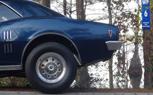 1968 Blue Pontiac Firebird Coupe
