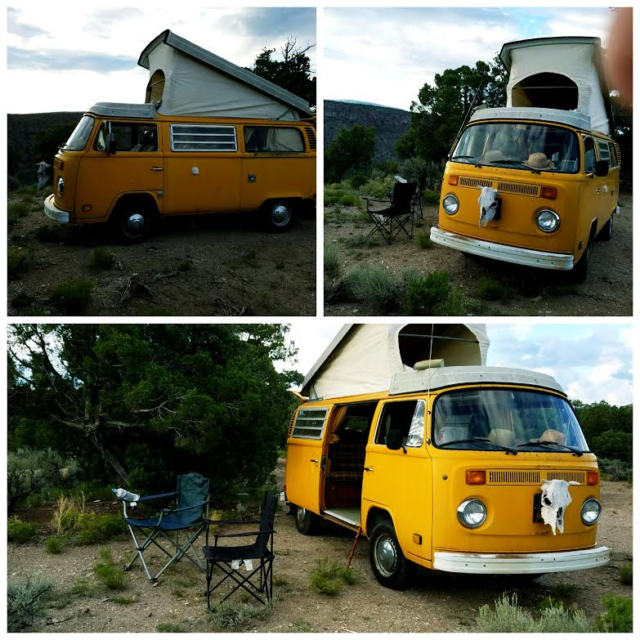 1976 Marigold Volkswagen Bus/Vanagon Pop-top, 2 level camper bus