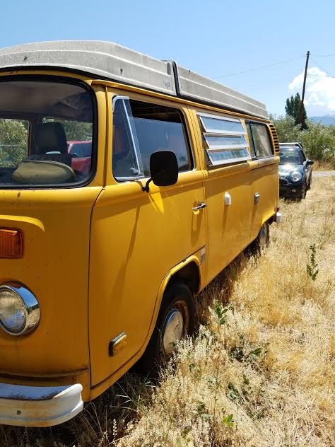 1976 Marigold Volkswagen Bus/Vanagon Pop-top, 2 level camper bus