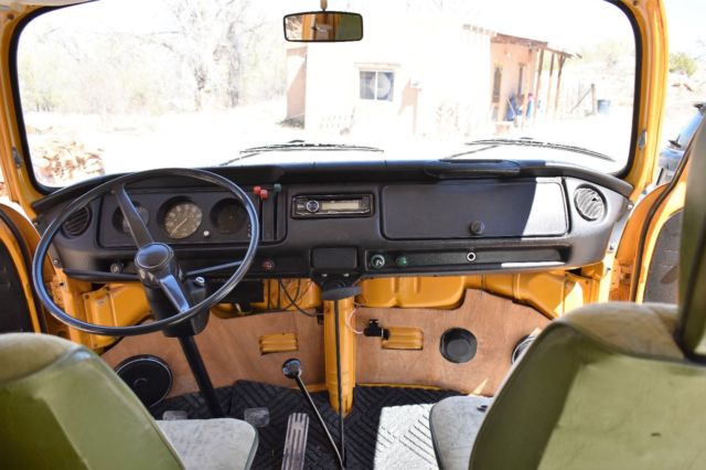 1976 Marigold Volkswagen Bus/Vanagon Pop-top, 2 level camper bus